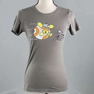 Fat Rabbit Farm Star Wars BB-8 Kylo Ren Inspired Graphic Print T-shirt Women's S